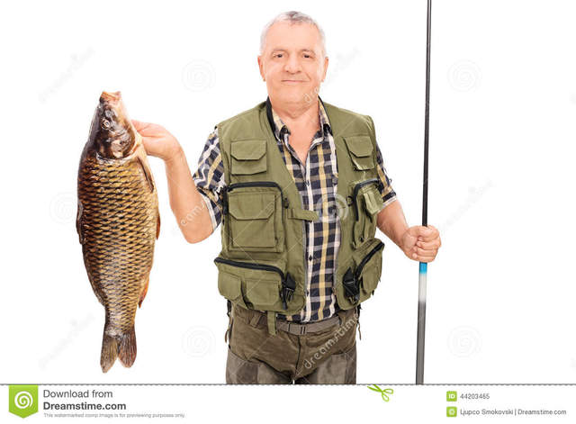 big pics mature mature photo white background rod fish isolated stock holding fishing fisherman