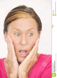 facial mature shocked worried woman portrait attractive mature surprised anxious concerned facial expression isolated white stock photos