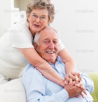 mature old depositphotos mature woman hugging old man couch stock photo